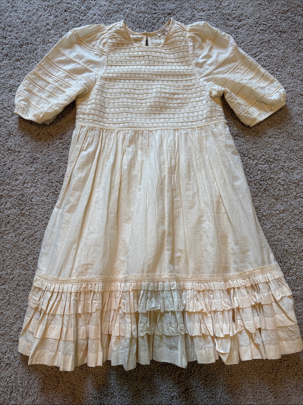 Anthropologie Othilia Adelphe Lace Tunic Dress